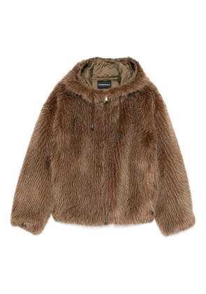 Emporio Armani hooded jacket - Brown