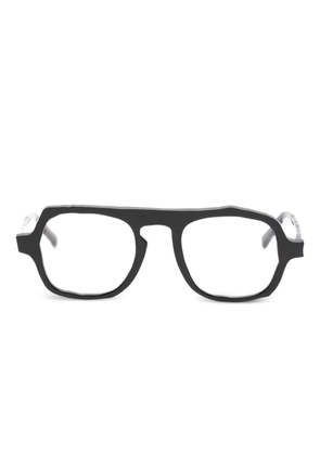 MASAHIROMARUYAMA geometric-frame glasses - Black
