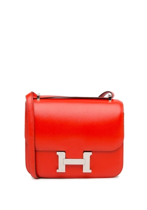 Hermès Pre-Owned 2017 Mini Tadelakt Constance 18 crossbody bag - Red