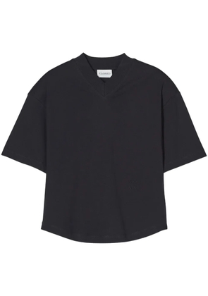 Closed V-neck T-shirt - Black