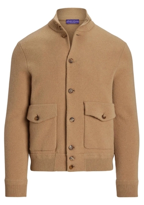 Ralph Lauren Purple Label high-neck cardigan - Neutrals