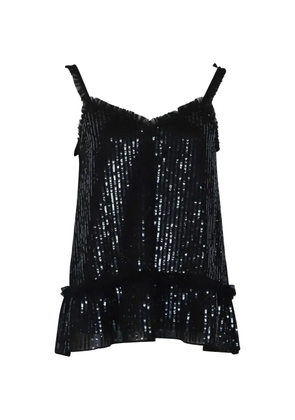 alice + olivia sequined top - Black