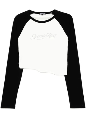 Ground Zero crystal-embellished T-shirt - White