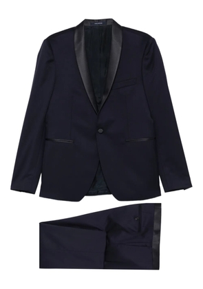 Tagliatore shawl collar single-breasted suit - Black