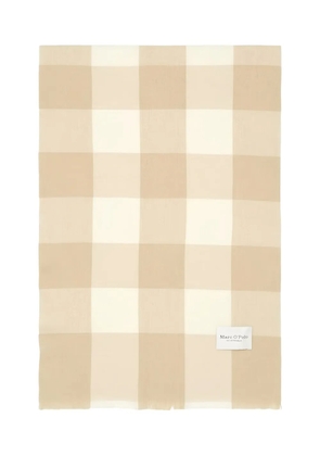 Marc O'Polo check-pattern scarf - Neutrals
