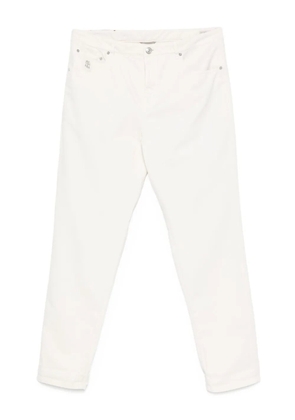 Brunello Cucinelli straight-leg trousers - White