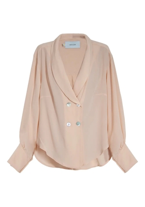Isolda Sissi double-breasted buttoned shirt - Pink