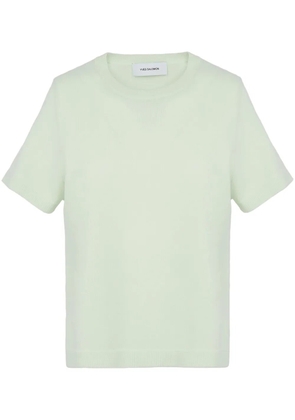 Yves Salomon fine-knit T-shirt - Green