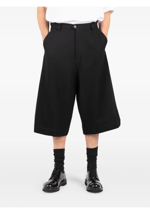 Société Anonyme button-fly tailored shorts - Black