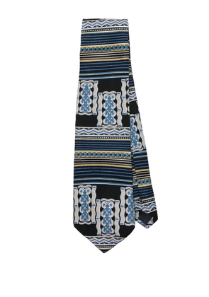 Versace Pre-Owned 1990s silk tie - Blue