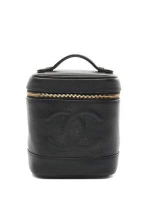 CHANEL Pre-Owned 2000-2002 Coco Mark vanity bag - Black