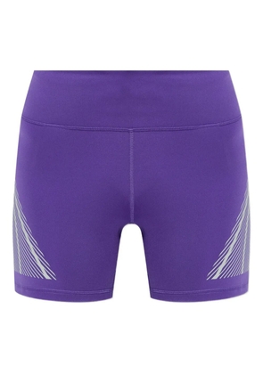 adidas by Stella McCartney reflective-stripe running shorts - Purple
