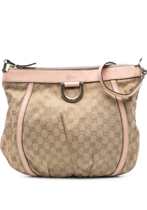 Gucci Pre-Owned 2016-2025 GG Canvas Abbey D Ring crossbody bag - Pink
