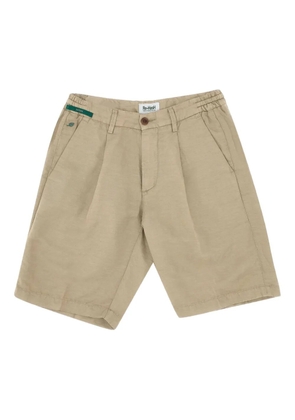 Re-Hash Benson pleated shorts - Neutrals