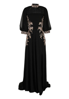 Saiid Kobeisy sequin-embellishment long dress - Black