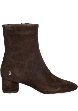 Nokwol Alyssa pointed suede boots - Brown