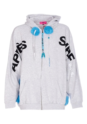 Pret A Surf Nils zip pom-pom hoodie - Grey