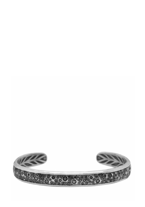 John Varvatos Stardust black-diamonds cuff - Silver