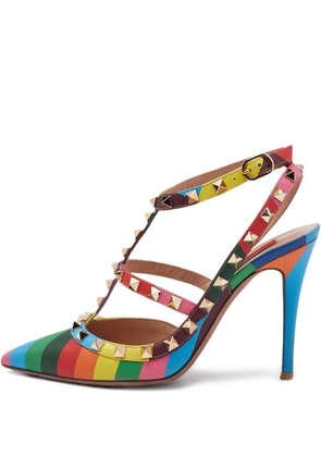 Valentino Garavani Pre-Owned 110mm leather heeled sandals - Green