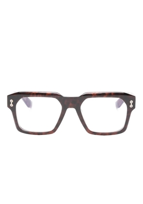 Akoni Pegasus square-frame glasses - Brown