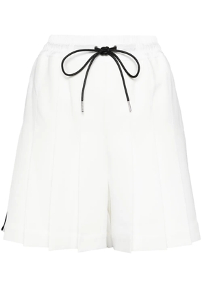 sacai pleated short - White