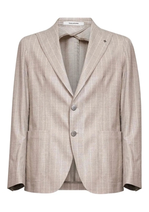Tagliatore pinstripes blazer - Neutrals