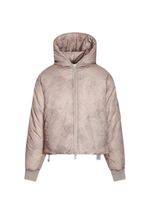 OAMC Peacemaker foliage-print hooded bomber jacket - Neutrals
