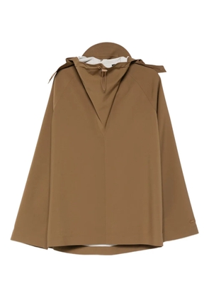 Lacoste hooded jacket - Brown