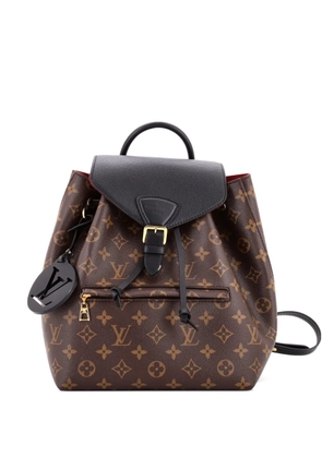 Louis Vuitton Pre-Owned Montsouris NM Monogram Canvas with Leather PM backpack - Brown