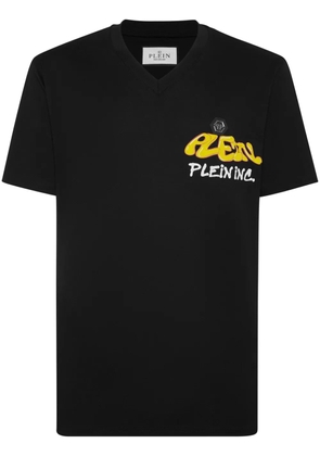 Philipp Plein logo-print cotton T-shirt - Black