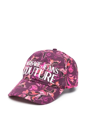 Versace Jeans Couture floral-print baseball cap - Purple