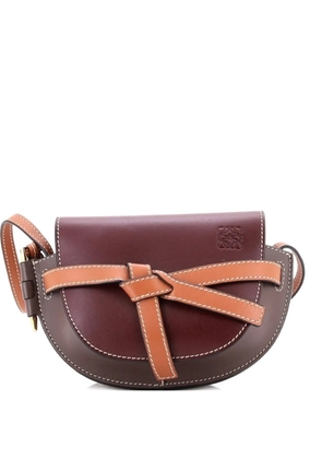 Loewe Pre-Owned Gate Shoulder Bag Leather Mini crossbody bag - Brown