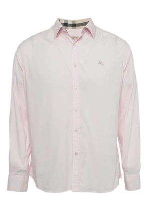 Burberry Pre-Owned cotton logo shirt - Pink
