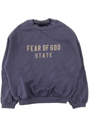 FEAR OF GOD ESSENTIALS logo-print sweatshirt - Blue