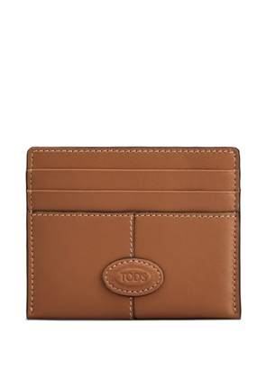 Tod's leather cardholder - Brown