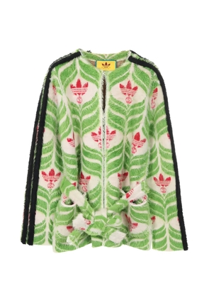 Gucci Pre-Owned x Adidas tie cardigan - Green