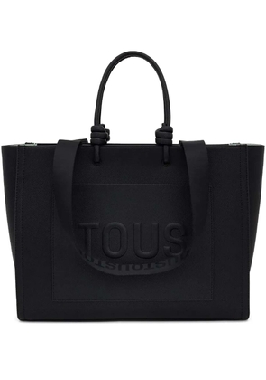 TOUS embossed-logo tote bag - Black