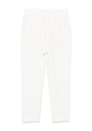 LIU JO jersey track pants - White