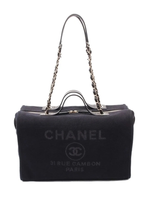 CHANEL Pre-Owned 2010s Deauville shoulder bag - Blue