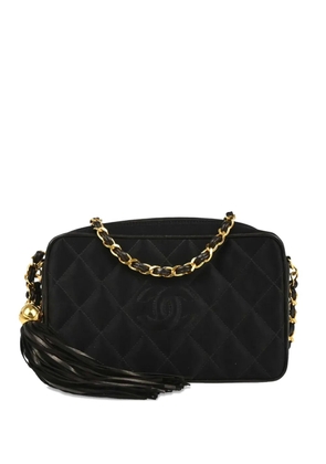 CHANEL Pre-Owned 1992 quilted chain camera bag - Black