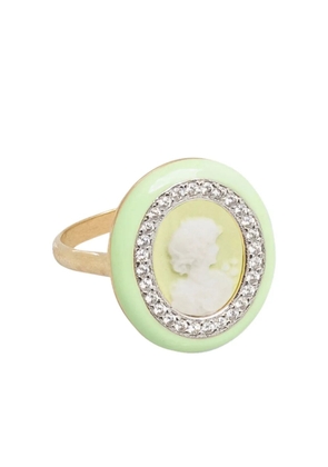 Cameo & Beyond Glam Ladies ring - Gold