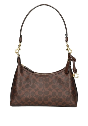 Coach Juliet zip patterned tote bag - Brown