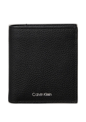 Calvin Klein embossed-logo trifold wallet - Black