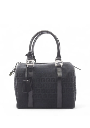 Fendi Pre-Owned 2010-2025 Small Zucchino Canvas Boston Bag handbag - Blue