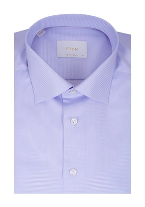 Eton point-collar shirt - Purple