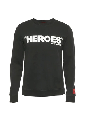 BOSS GREEN HUGO BOSS Heroes motif sweatshirt - Black