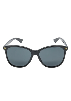 Gucci Pre-Owned 2020s round-frame sunglasses - Black