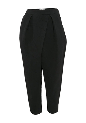 Chloé Pre-Owned pleated wrap trousers - Black