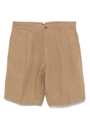 Dell'oglio linen shorts - Brown