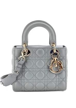 Christian Dior Pre-Owned My ABCDior Lady Dior Bag Cannage Quilt Lambskin crossbody bag - Grey